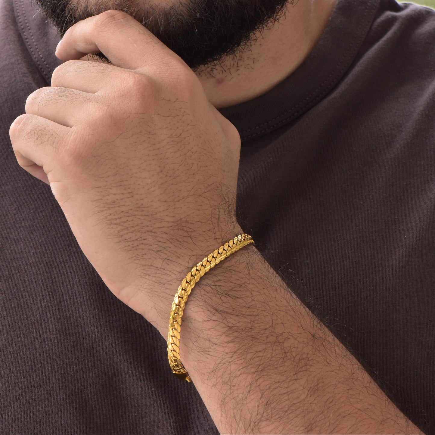 Combo Grabada Hombre - Pulsera gratis