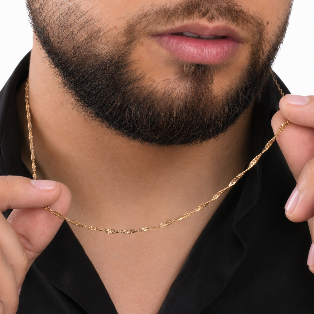 Cadena Singapur Hombre 3mm