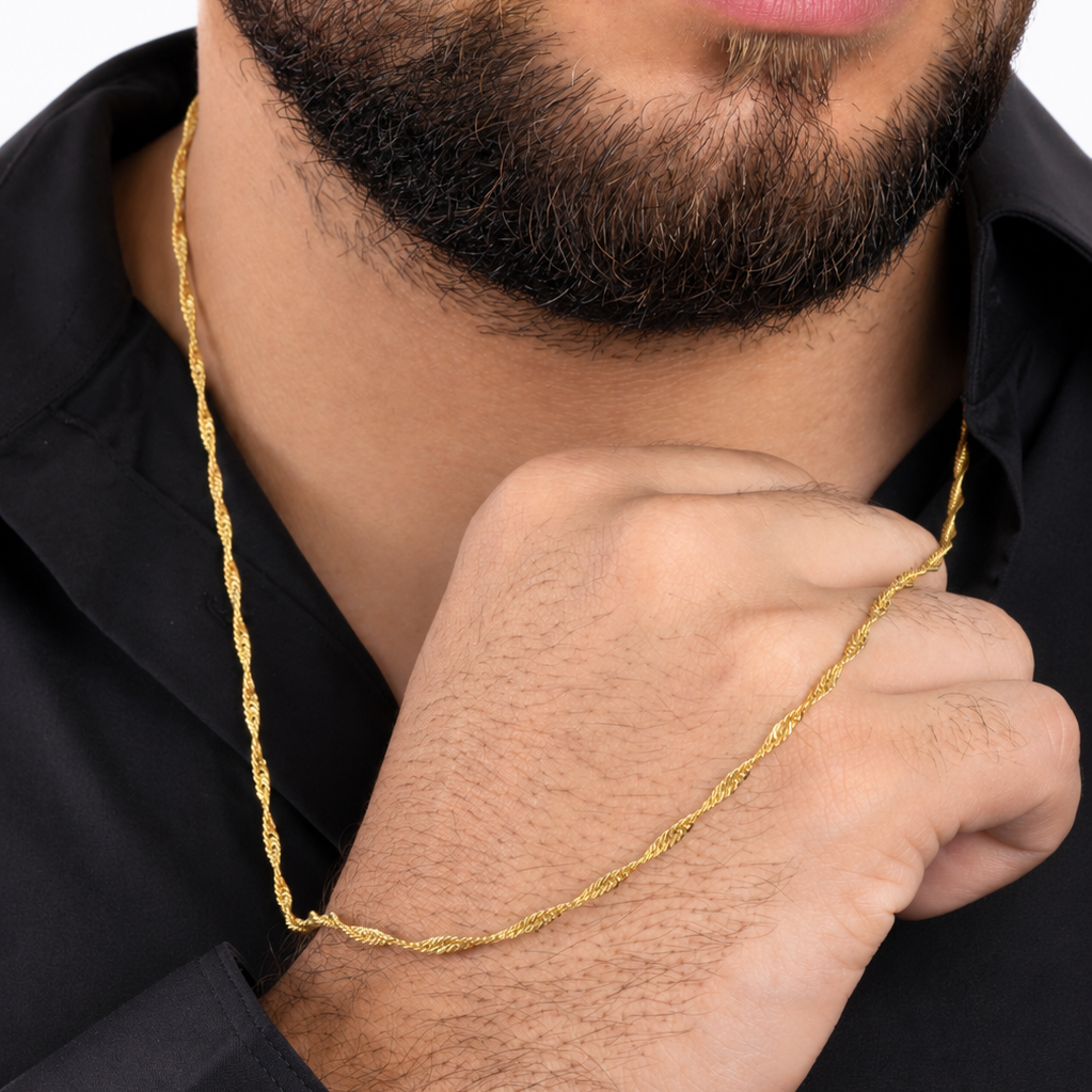Cadena Singapur Hombre 3mm