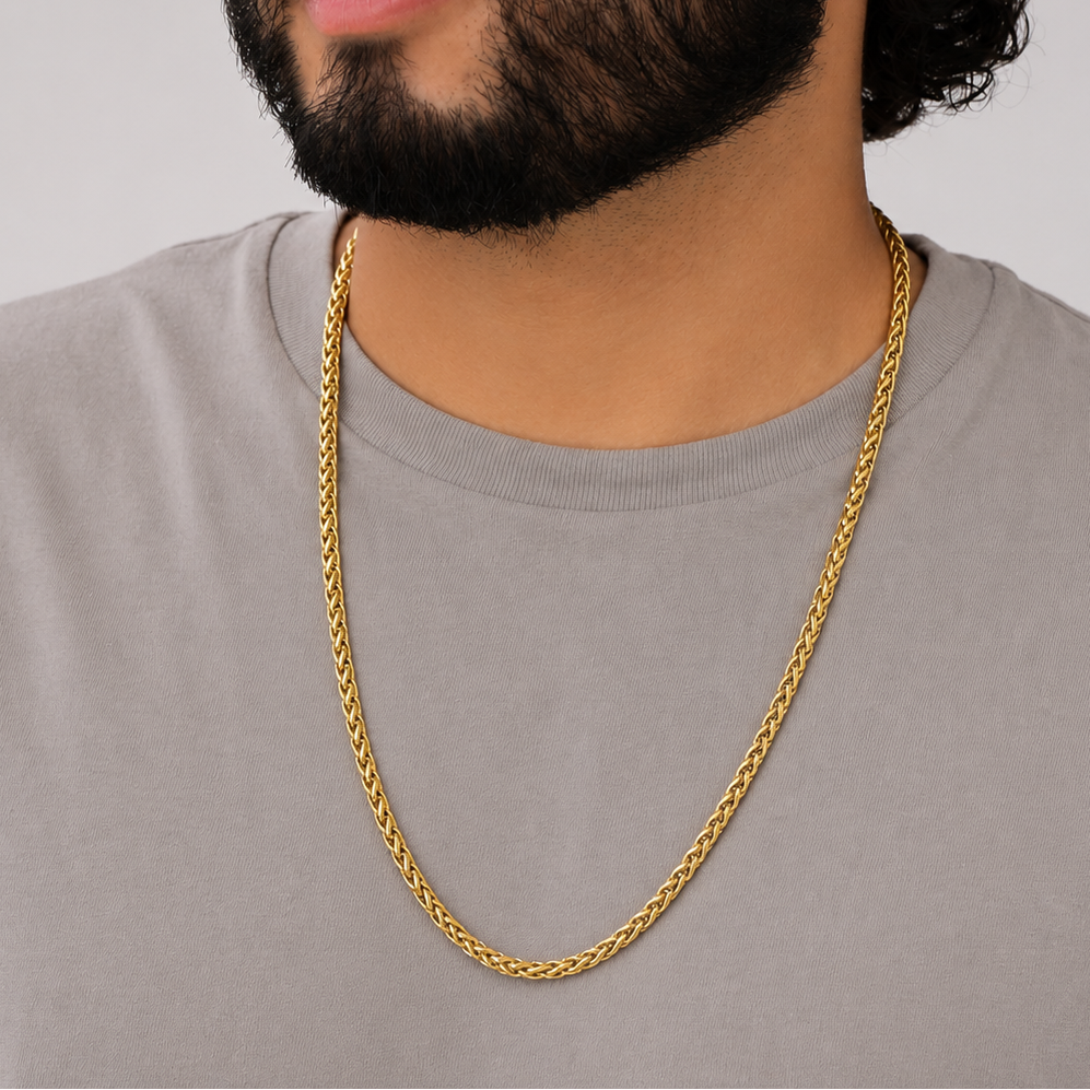 Cadena Trigo Hombre 4mm